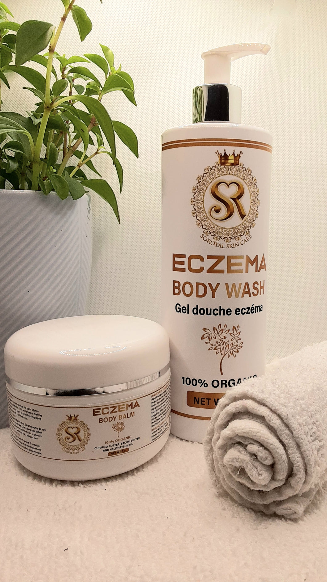 Eczema Combo Pack Body Wash and Body Balm